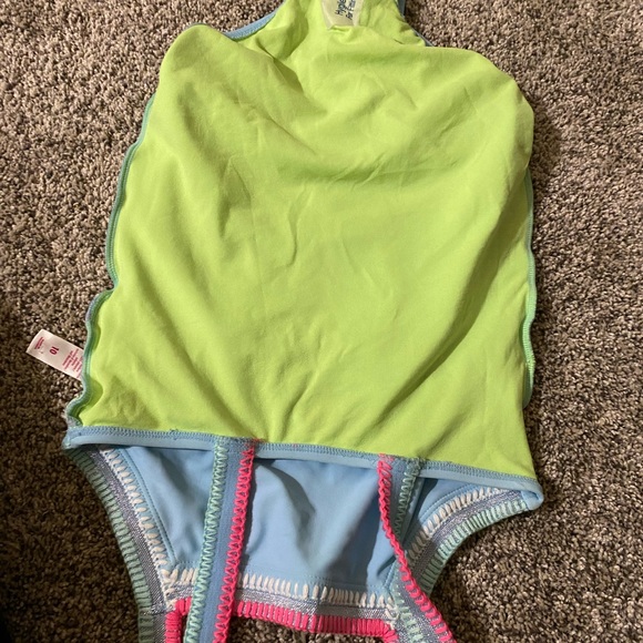 JUSTICE - BLUE BATHING SUIT - Picture 2 of 6